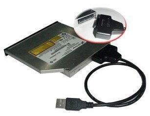 CABLE CONVERTIDOR USB 2.0 A MINI SATA 7+6 PIN